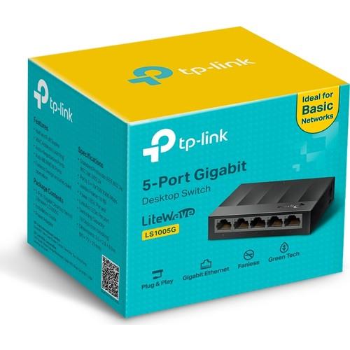 TP-LINK LS1005G 5 PORT 10/100/1000 GIGABIT SWICH